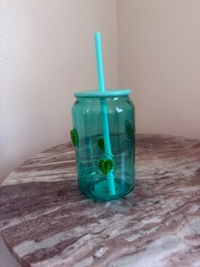 Viral Tik tok dollar tree  Tumbler with Straw